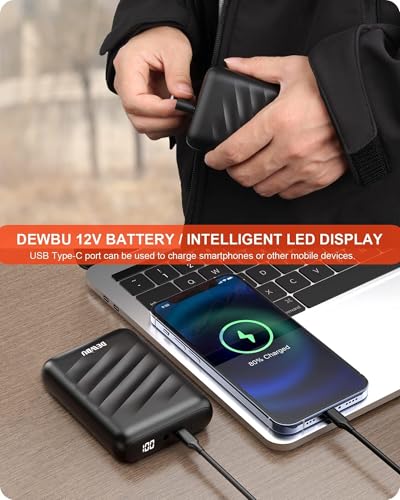 The Best Heated Jackets for Women Over 50: Rechargeable Warmth Without the Bulk 18 DEWBU Heated Jacket for Women with 12V Battery Pack Winter Outdoor Soft Shell Electric Heating Coat, Women's Mint, L