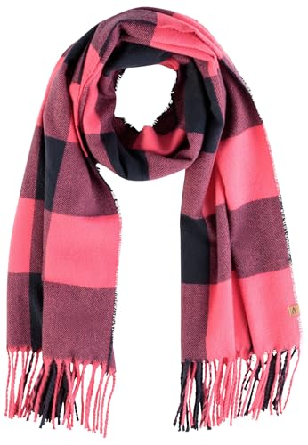 Foulard rouge en taille unique camel active 307430-4V43 au drapé fluide