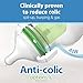 Dr. Brown's Anti-Colic Wide-Neck Feeding Set with Slow Flow Nipples, Travel Caps & Silicone Pacifier