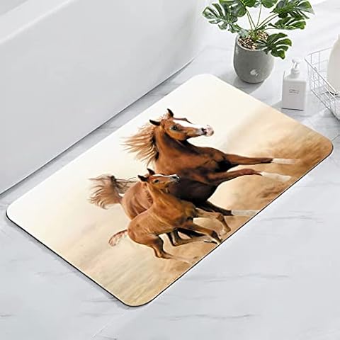 YISUMEI Absorbent Non-Slip Bathroom Rug Cover