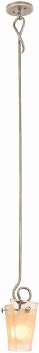 Kalco 1851PS/ANTQ Tribecca Pendant, 1-Light 60 Watts, Pearl Silver