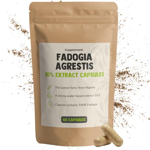 Cupplement Fadogia Agrestis Capsules 500 Mg 60 Vegan Capsules - Testosterone – Alternative To Tongkat Ali