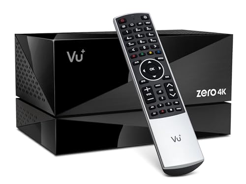VU+ Zero 4K BT 1x DVB-C/T2 Tuner Linux Ricevitore UHD 2160p – Kit PVR da 1 TB HDD