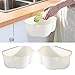 Kitchen Cabinet Door Hanging Waste Bins,Collection Tray for Kitchen Waste,Kitchen Hanging Rubbish Bin,Collection Tray for Kitchen Waste Bin,Household Trash Shelf Storage Bin Holder