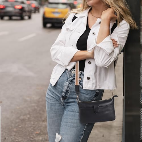 Real Leather Small Crossbody Bags/Purses For Women With Adjustable & Removable Strap4