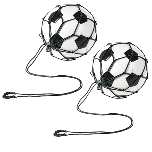 Aphumedc 2-Pack Soccer Kick Trainer – Hands-Free Adjustable Return Net
