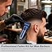 Beard Trimmer and Clippers Set for Men with Foil Shaver, Professional 3-in-1 Mens Shaving Fades Kit with Nose Trimmer, IPX7 Waterproof Wet/Dry, Precise Dial Adjustable 20 Settings, USB-C Rechargeable
