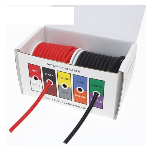 DIY Color Box storage1007 Wire 24awg 26 28 30 22AWG 18AWG 16AWG PVC Electronic Cable Wire(Honghei,26 AWG 140meters)
