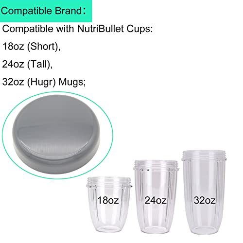 2 Pack Tapa para Vaso Compatible Nutribullet miniatura 3
