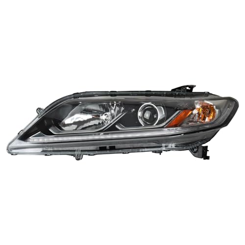 Image of TRQ Driver Side Headlight Assembly Halogen Compatible with 2016-2017 Honda Accord Coupe EX EX-LHO2502181
