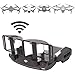 Threeking Phantom 4/3 Controller Soft Thick Silicone Skin Case Cover with Letter for DJI Phantom 4/3 Inspire 1 M100 Remote Controller (Transparent)