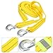 Ciieeo 5 Ton Heavy Duty Car Tow Rope Hooks – 4.8m Polyester Double Layered Towing Strap for Trucks SUVs and Emergency Roadside Assistance
