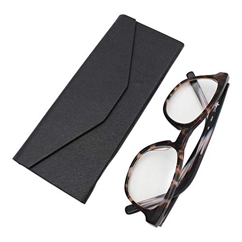Image of Real Sic Glasses Case for Men and Women - Magnetic Folding Hard Shell Sunglass Holder - Inspired by Solid Color