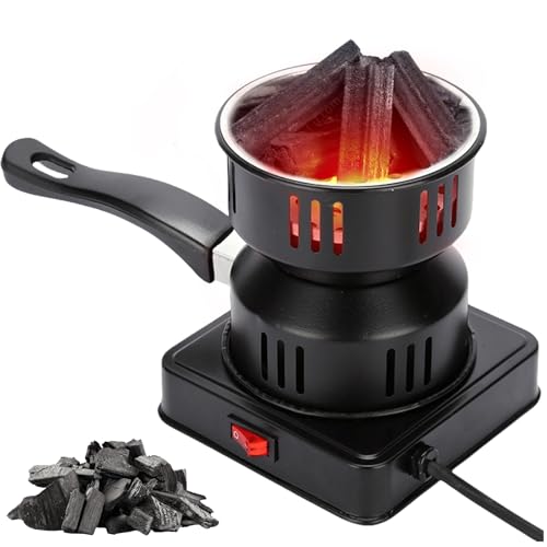 Accendifuoco elettrico a carbone, 500 W, accessori per barbecue a