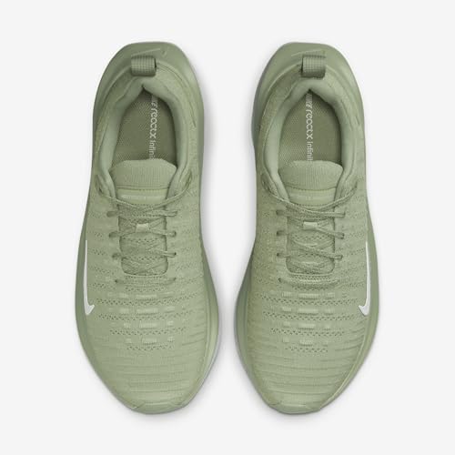 Nike InfinityRN 4 Men's Road Running Shoes (DR2665-300, Oil Green/Jade Horizon/Light Silver) Size 94