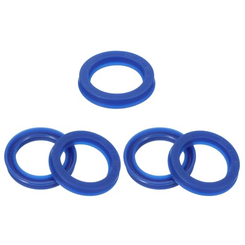 PATIKIL UN Sello De Eje Radial 22Mm ID X 30Mm Od X 5Mm Ancho, 5 Piezas Sello De Pu Para Eje De Rodamiento De La Industria Bombas Cilindro De Pistón, Azul