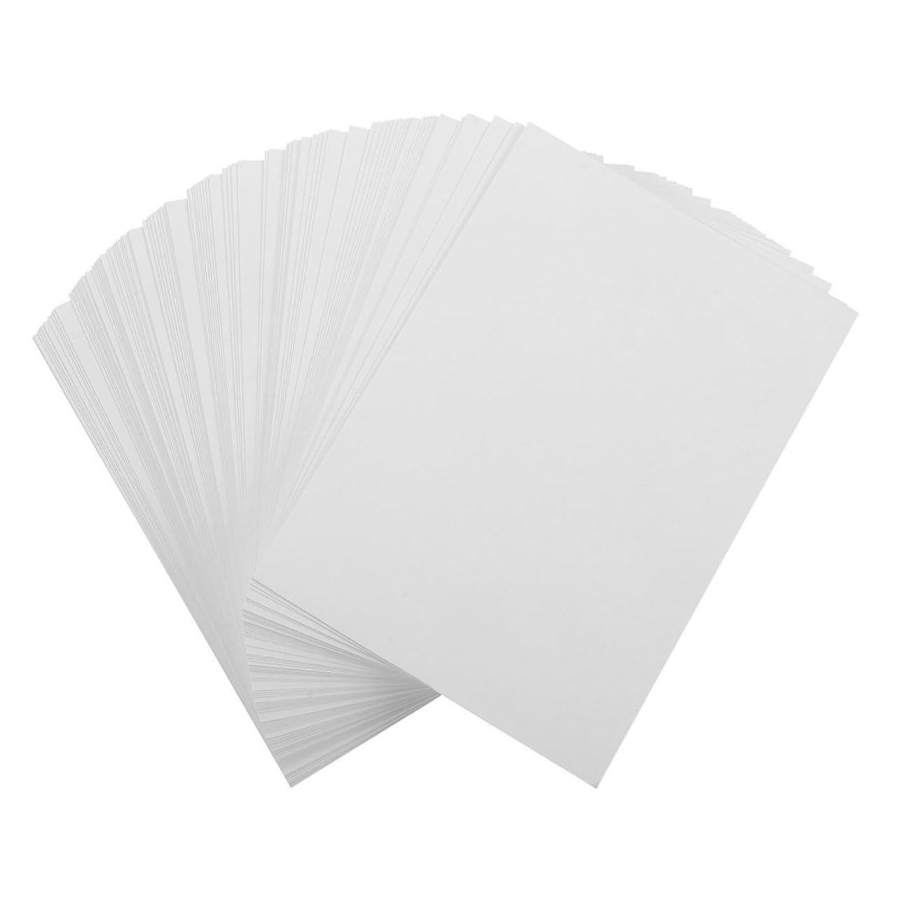 NUOBESTY 400 Feuilles Papier Papier De Qualité Autocollant Brillant Dépliant Impression De s s D'imprimante Glacé Blanche