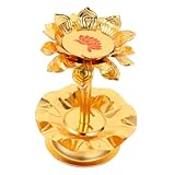 GLEAVI Lotusform Buddhistischer Kerzenhalter Aus Antiker Buddha-opferkerzenhalter Für Schreibtischdekor Und Altäre