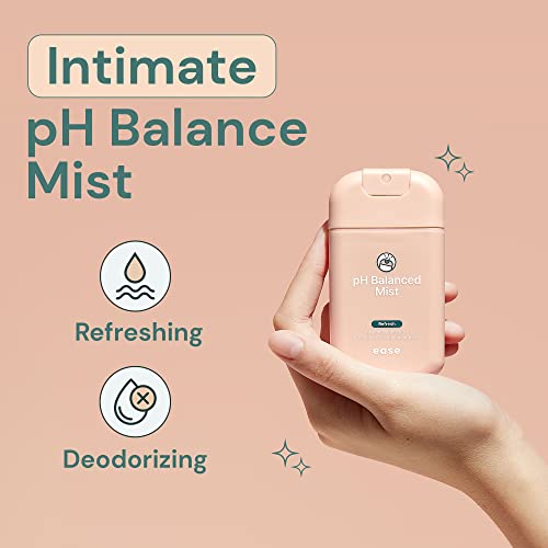 Ease - Intimate Soothing Ph-Balanced Mist, Gentle Feminine Care Formula With Chamomile And Eucalyptus For Itching And Discomfort, Provides Instant Odor Relief, Hydrating Mist With Ph Balance For Women #TOP1