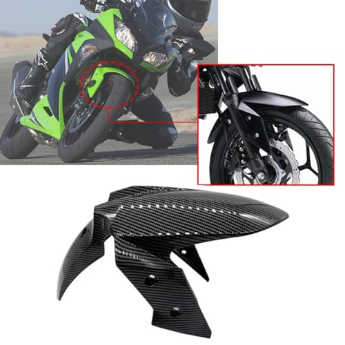 Garde-boue avant de moto noir brillant pour Kawasaki NINJA 250 300 Z250