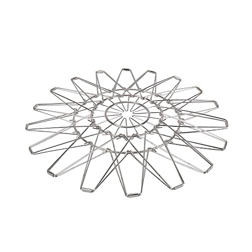 G&D Gd Fruit Basket Stainless Steel Wire Fruit Bowl Vegetables Kitchen Utensil Holder Fruit Bowl Foldable Vegetable Tray Deformable Wire Fruit Basket And Serving Multipurpose For Kitchen Living Room #TOP3