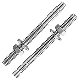 Wensilon 10Pcs 3/8x4 Inch Standard Fasteners for Heavy-Duty 304 Stainless Steel Wedge Anchors for Cement and Concrete
