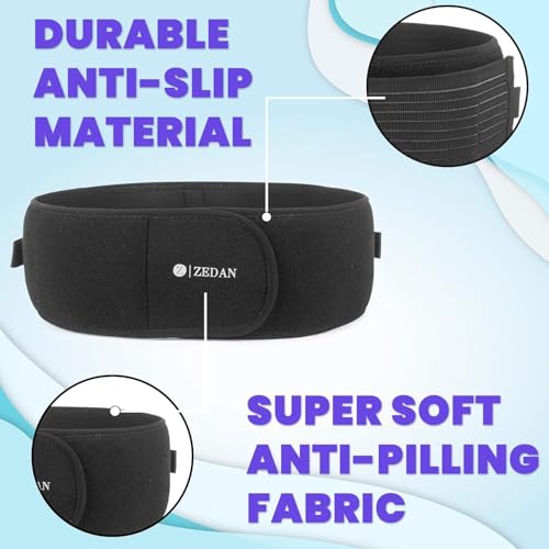 Image of ZEDAN Adjustable Sacroiliac Hip Waist Compression Belt for Men & Women | SI Joint, Pelvis & Lower Back Support Brace | Anti-Slip Hip Support Belt