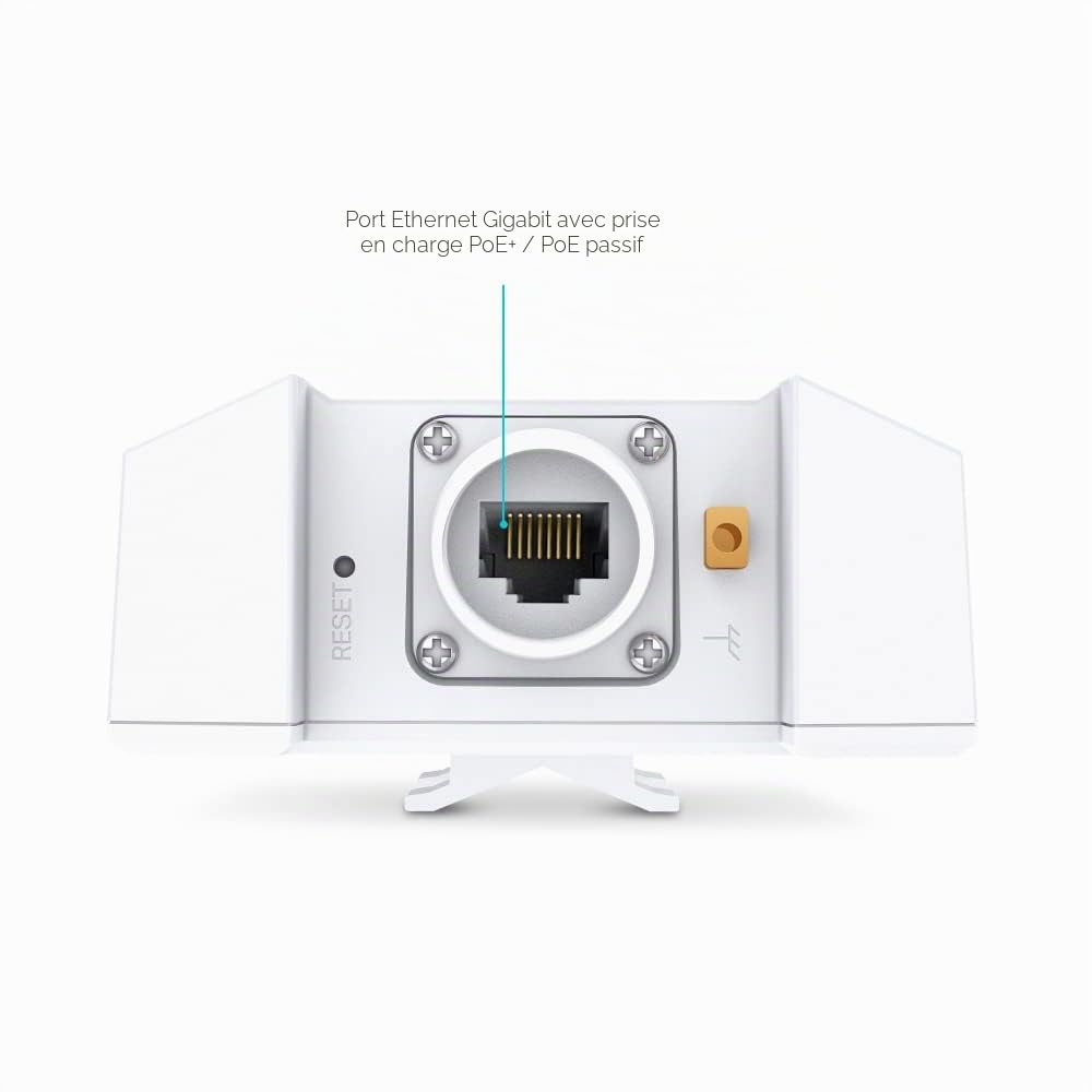 TP-Link Omada EAP650-Outdoor V1 - Radio access point - Wi-Fi 6 - 2.4 GHz, 5 GHz - cloud-managed - wall / pole mountable