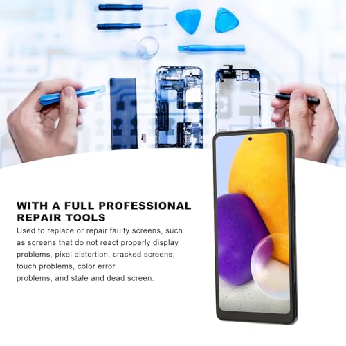 Rankomu Skärm för Samsung Galaxy A72 5G - Svart OLED Digitizer