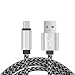 Produktbild Micro-USB-Kabel High Speed USB 2.0 - Kabelgebühr und Synchronisierung mit Datenübertragung für Android-Geräte, Samsung Galaxy, HTC, Motorola, Sony, Huawei, Nexus, LG, Sprint und mehr (1m, weiß)
