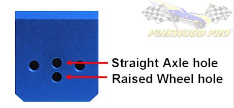 Pro Driller Tool For Use In Derby Cars - Straight Axle Holes - 2.5 Degree Axle Holes - Raised Wheel Hole #TOP2