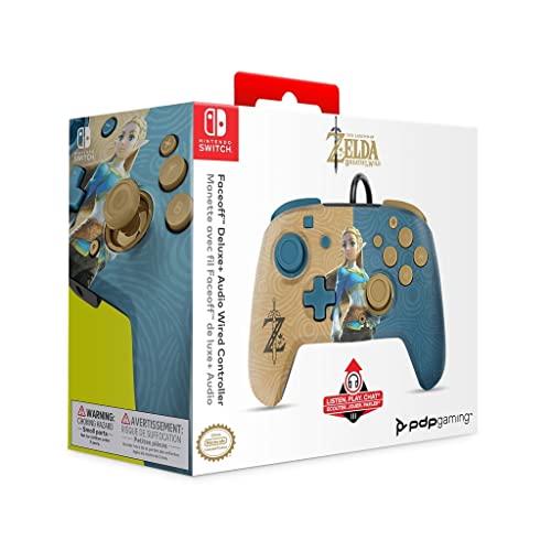 Pdp Switch Rematch Filaire Manette Zelda Licence Officiel By Nintendo - Customizable Buttons, Sticks, Triggers, And Paddles - Ergonomic Manettes