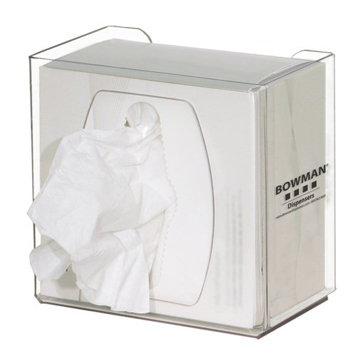 BOWMAN - Task Wipe Dispenser - Small 5.20"W x 5.10"H x 3.20"D (4 Pack)