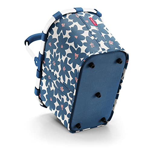 Askshy reisenthel carrybag Frame Daisy Blue – Stabiler Einkaufskorb mit viel Stauraum und praktischer Innentasche – Elegantes und wasserabweisendes Design3
