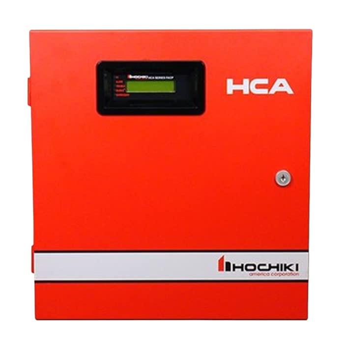 HOCHIKI HCA-8/120V - 8 Zone Conventional Panel, 6.5 Amp, 120v, Red