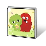 ピンバッジ ガチャピン ブローチ 徽章 ボタンブローチ 缶バッジ 合金製 襟章 アクセサリー 正方形 お洒落 軽量 人気