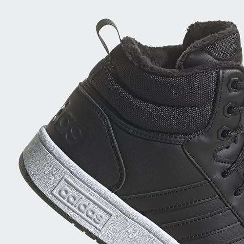Adidas Herren Hoops 3.0 Mid Lifestyle Basketball Classic Fur Lining Winterized Shoes, Core Black/Core Black/Cloud White, 46 EU – Ansicht 7