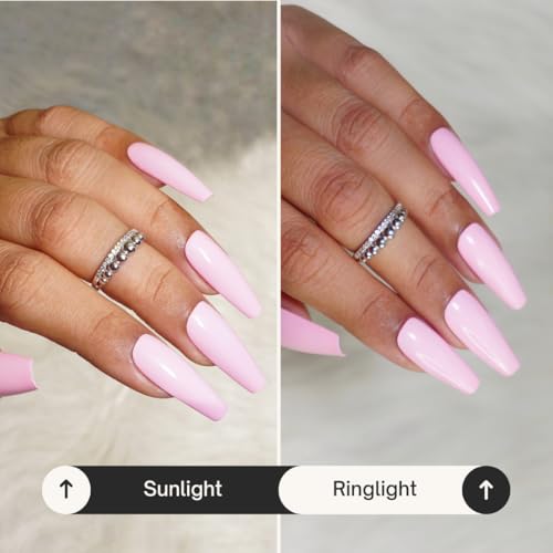 Image of Nail Polish Delicate Pink - Light Baby Pink Shade Long-Lasting, High-Shine Finish | Chip-Resistant & Quick-Drying Formula | Vegan & 12-Free Nail Paint For Women 5ml