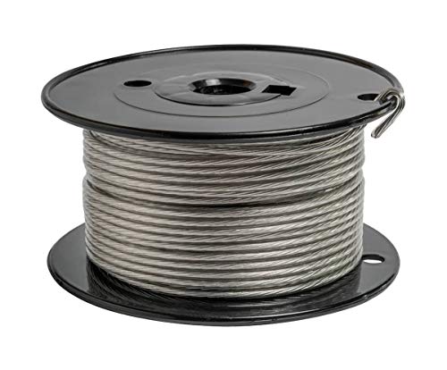Image of 70100 100lb #8 Plastic Coated Stainless Steel Gallery Wire, 125 Foot Length