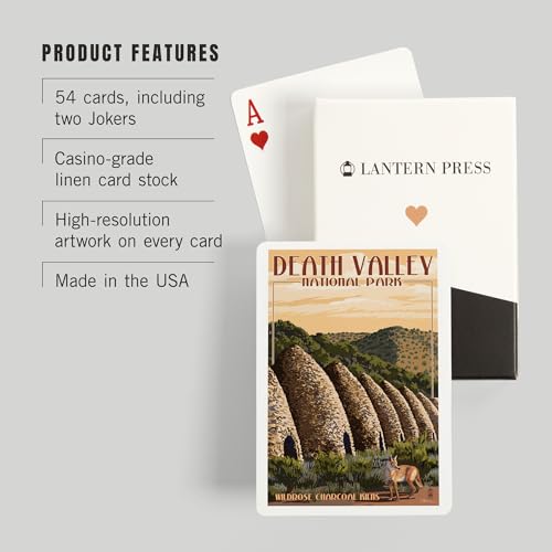 Naipes Poker Charcoal Kilns Death Valley 52 cartas miniatura 3