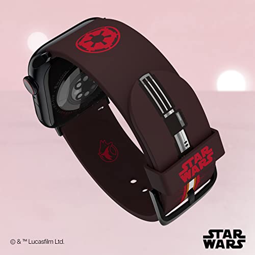 Star Wars: Darth Vader Lightsaber Smartwatch Band - Officially Licensed, Compatible With Every Size & Series Of Apple Watch (Watch Not Included) #TOP3