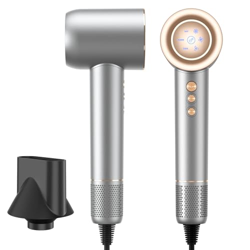 110000 RPM High-Speed Ionic Hair Dryer, Professional Blow Dryer Low Noise Constant...