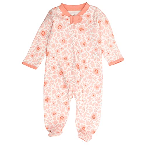 Image of HonestBaby Baby 2-Pack Organic Cotton Footed Pajama Sleep & Play