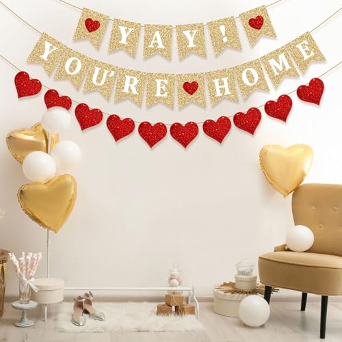 Peryiter Gold Pre Strung Welcome Home Banner Yay You're Home Banner by Peryiter - Used condition - Image 6