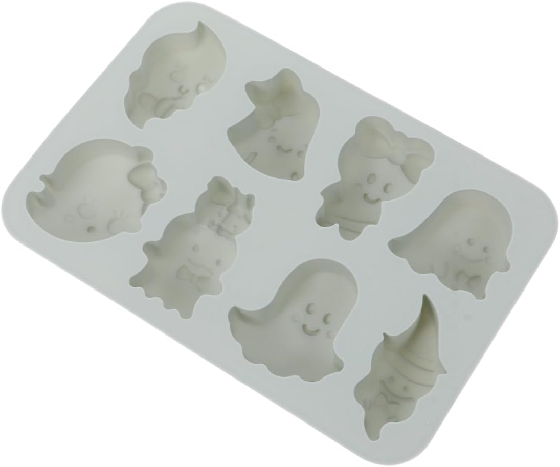 1 Pc Halloween Spooky Dice Ghost Shape Cake Mold Household Cake Mold Dessert Shops Pumpkin Baking Ghost Shaped Dainty