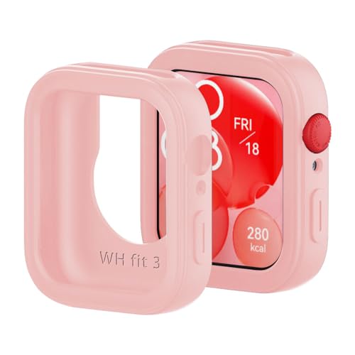 For HUAWEI WATCH FIT 3 P[XyHVUYALzیJo[ VRf ȒP hk ho ϏՌ ɂ _炩ȃV wh~ (sN)