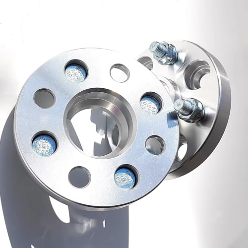 Élargisseurs de voie aluminium 20mm anti vibration pour moyeu de roue 64.1