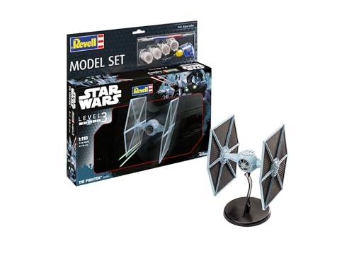 Tie Fighter Star Wars Revell 63605 idée cadeau maquette complète avec peinture et pinceau