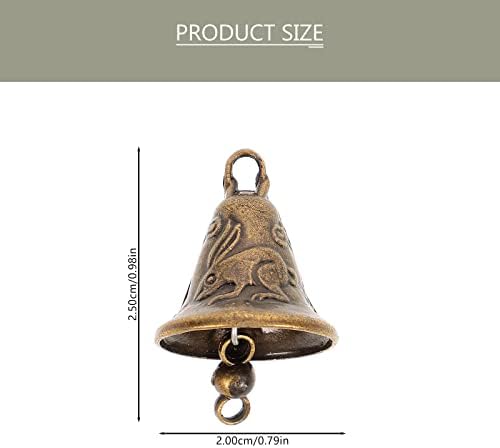 EXCEART 11Pcs Craft Bells Vintage Bells Classic Antique Bell Metal Hanging Bell Dog Potty Training Doorbell Wind Chimes Making Bell Fortune Jingle Bell for DIY Crafts Christmasï¼ˆRandom Styleï¼