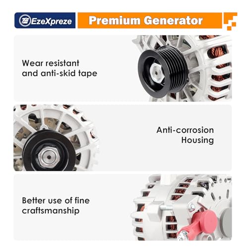 Image of Ezexpreze 8318 New Alternator Fit for Ford F150 V8 4.6L 5.4L 2004-2008, for F150 Heritage 2004 (Not for SVT Lightning), Fit for Expedition 5.4L 2005 2006, Fit for Lincoln 5.4L Mark LT 2006-2008
